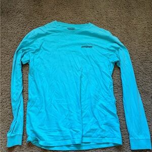 Patagonia Men's Aqua Long Sleeve Tee